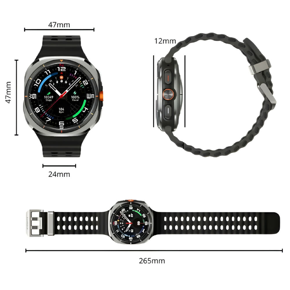 Smartwatch MS Ultra 1 Mobulaa Reloj Inteligente 49mm Con Llamadas Bluetooth, Pantalla HD, SpO2 Y Monitor De Salud