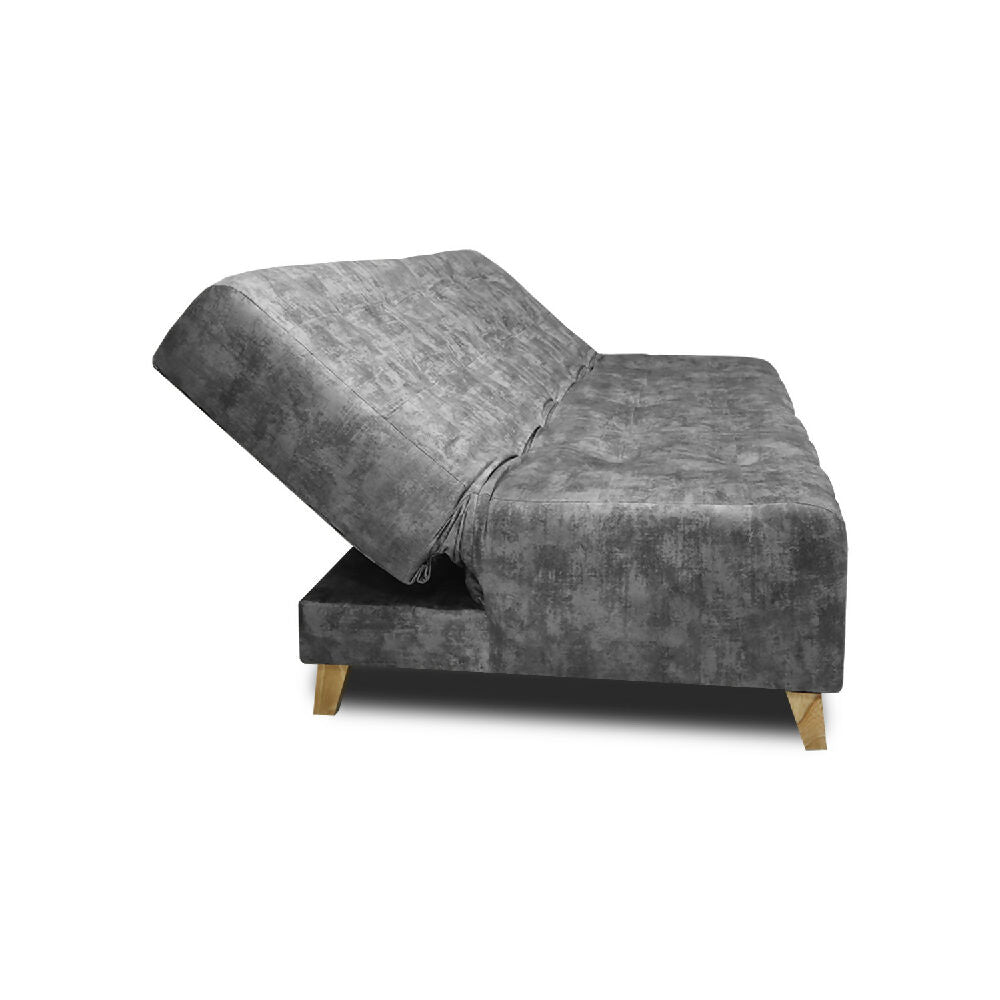Sofá Cama Seiler Tela Amigable Con Mascotas 180X94X80 Cm Gris