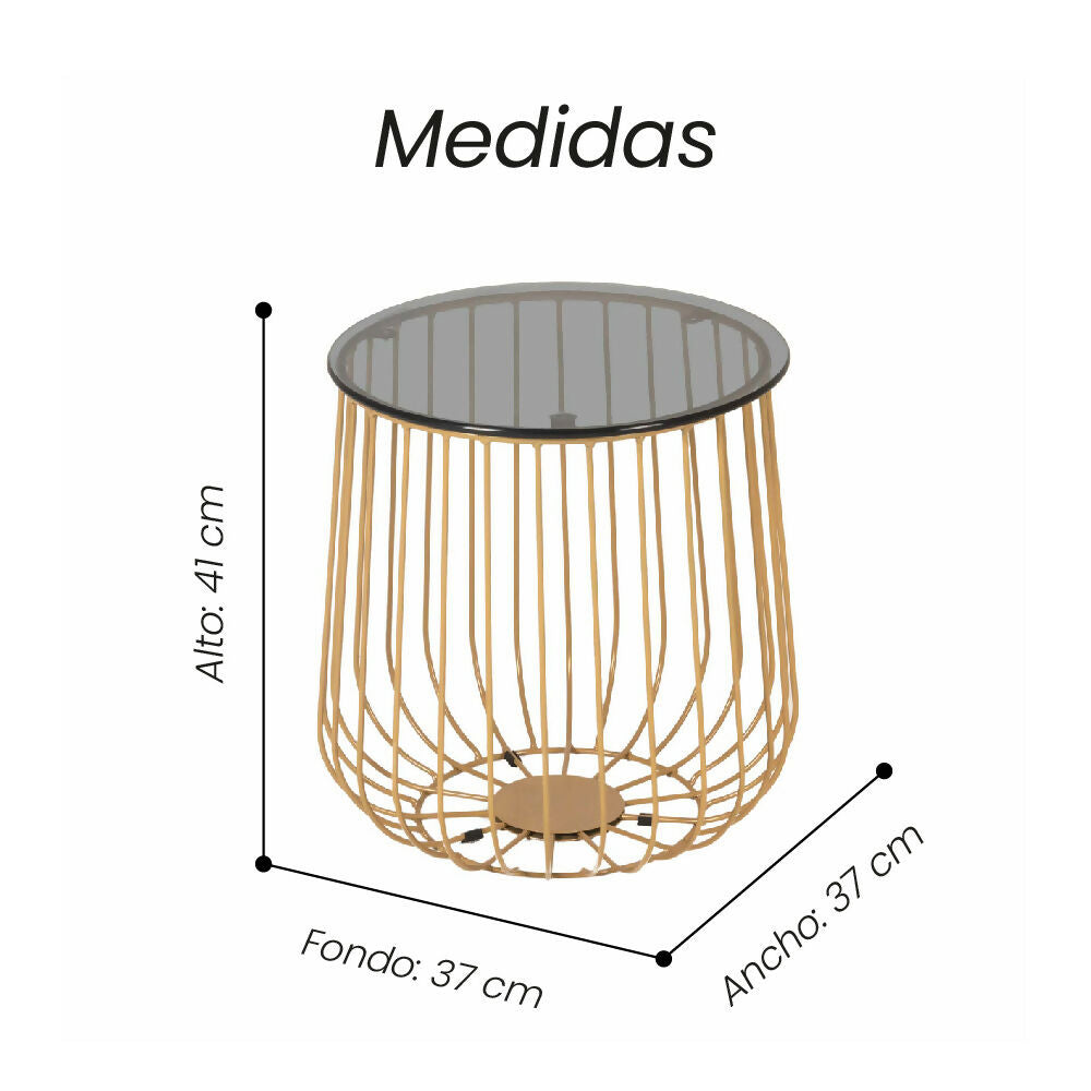 Mesa Auxiliar Redonda Alie