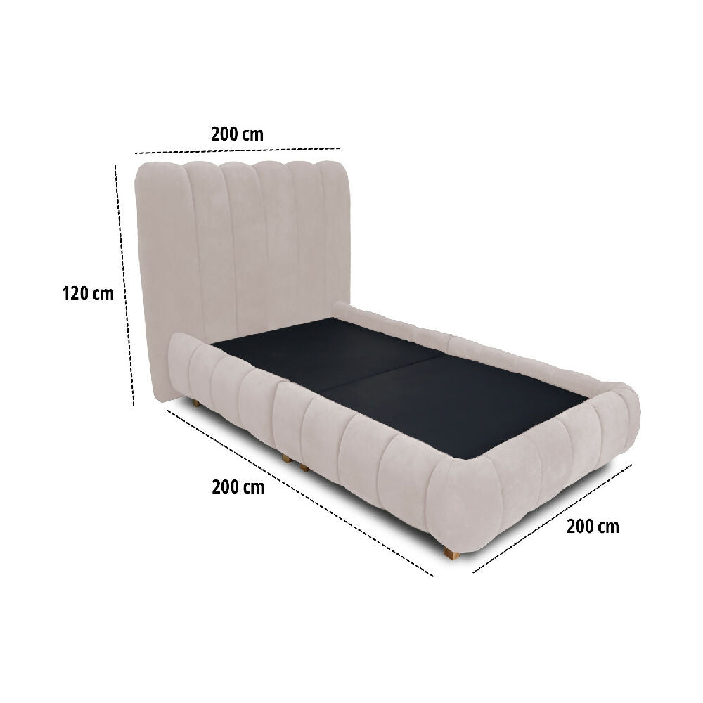 Basecama Praga Modular Beige 200 King mas Espaldar