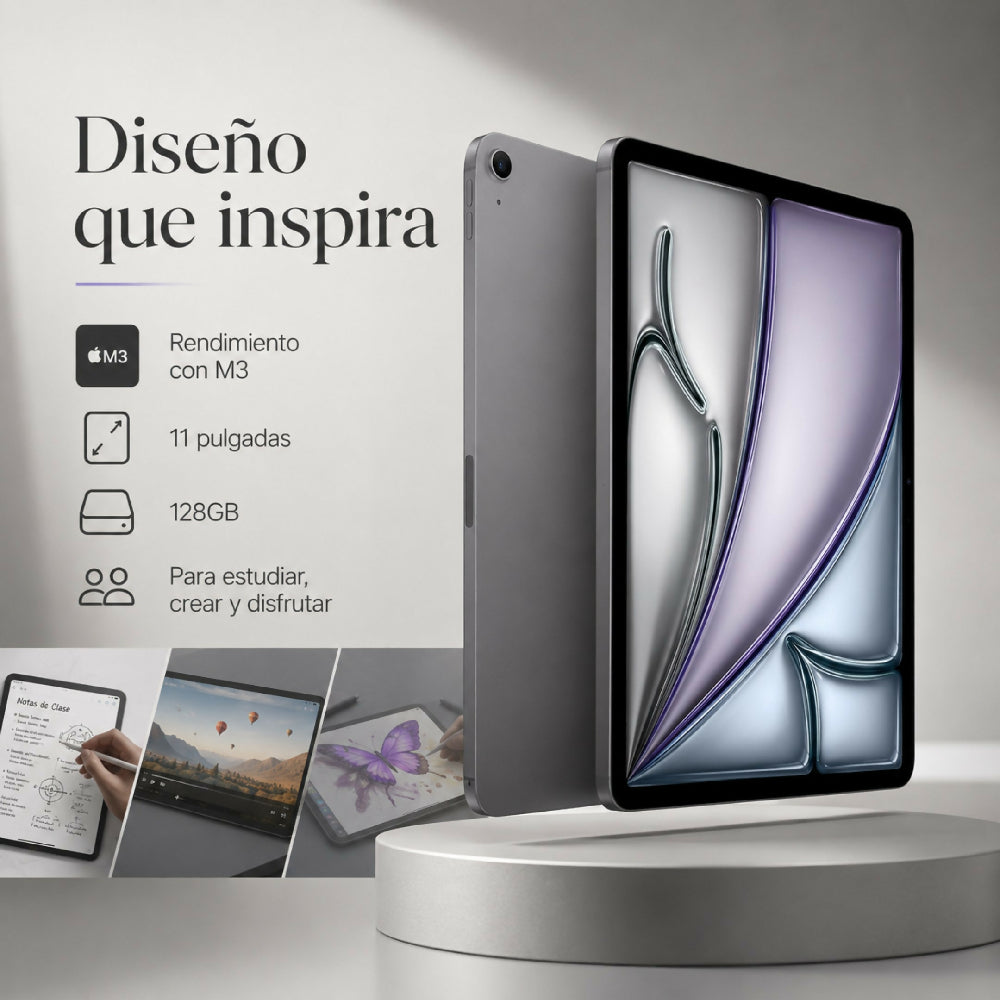 Tablet Apple IPad Air 11'' M3 128gb Diseño UltraDelgado Gris