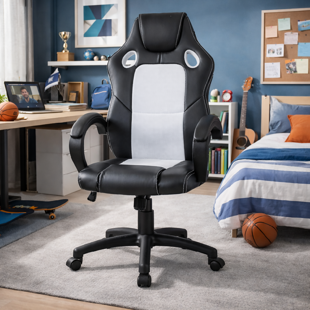 Silla gamer Doom Blanca