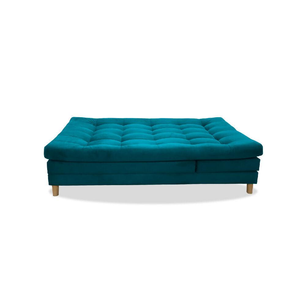 Sofacama Bieri 5 posiciones Reclinable Turquesa