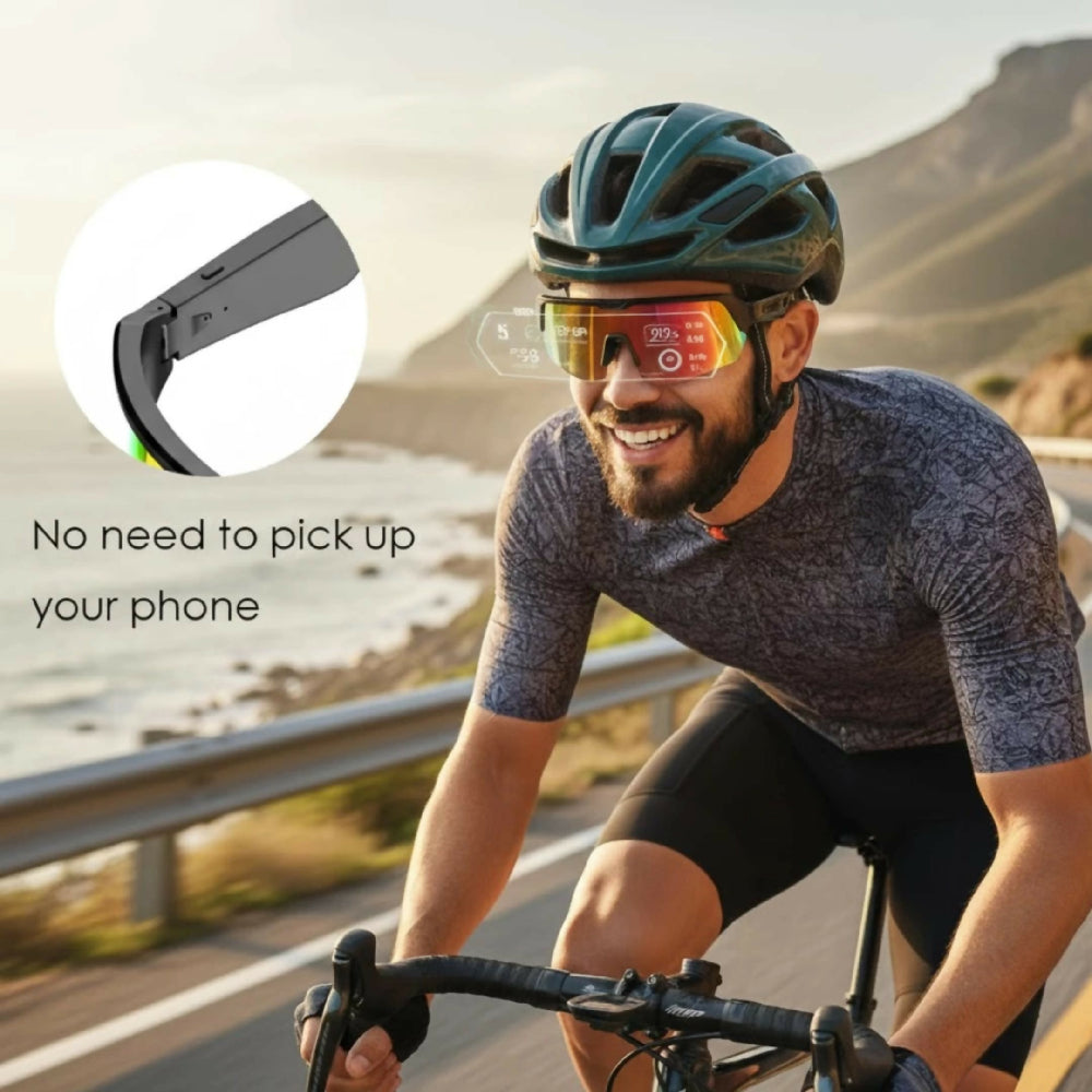 Gafas Inteligentes Tipo Ciclismo TF-800 Con Conexión Bluetooth Y Sonido HD