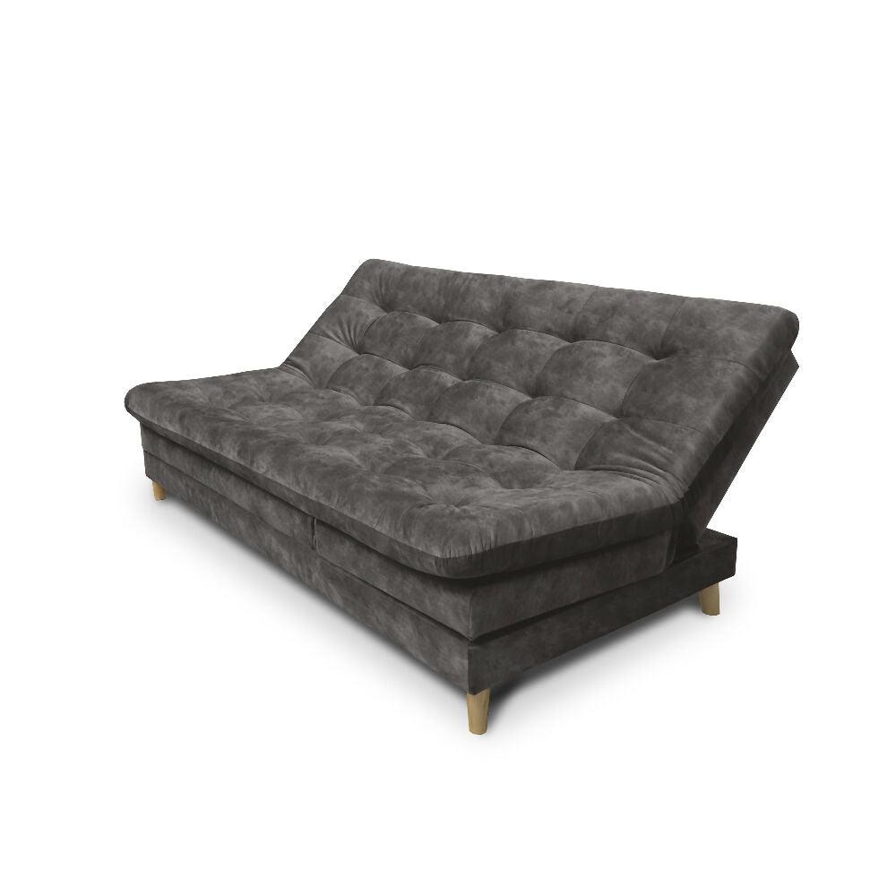Sofa cama 5 posiciones Agassi Tela Café - Incluye Cojines