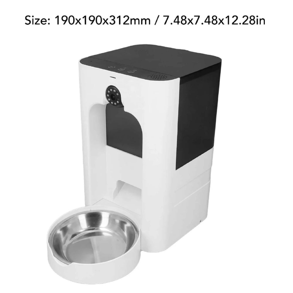 Dispensador De Comida Inteligente Con Cámara Full HD 1080P Conexión WiFi
