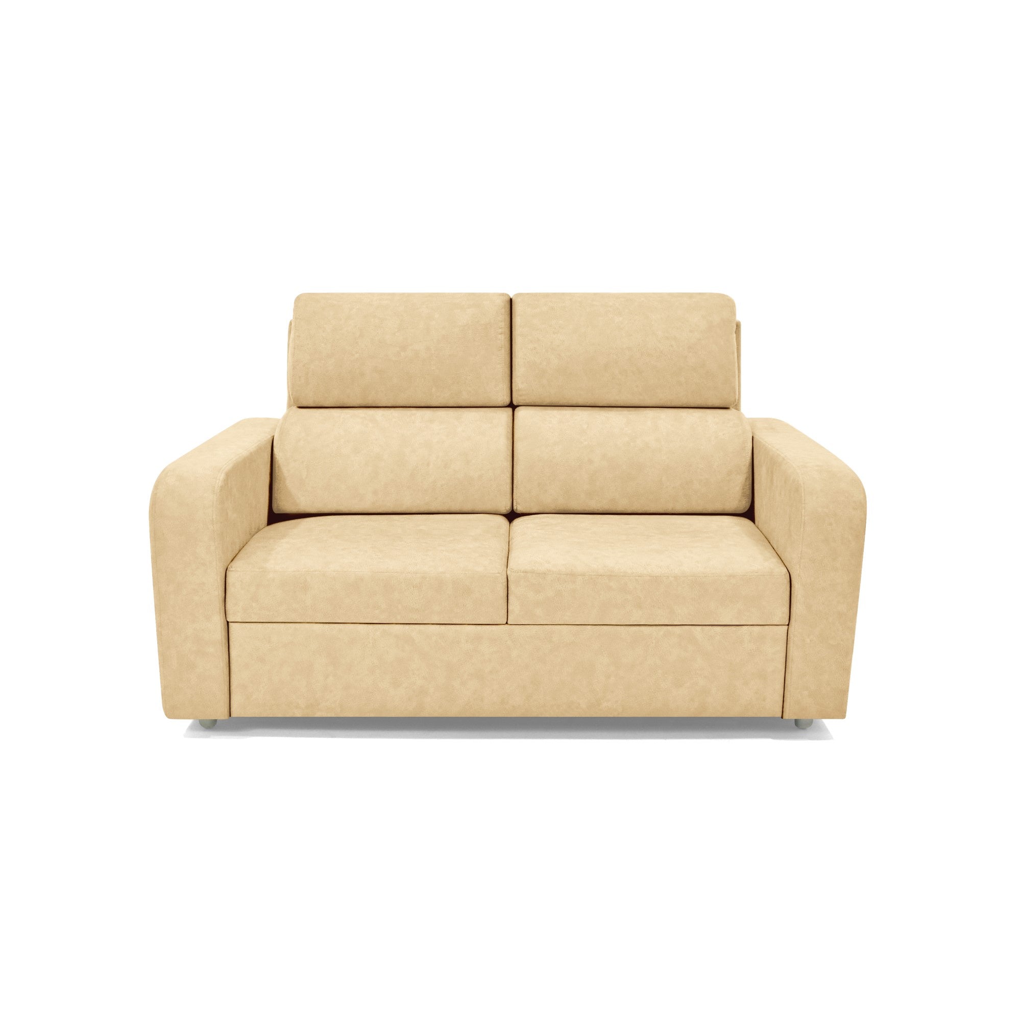Sofa Bary 2P Tela Poliester Beige