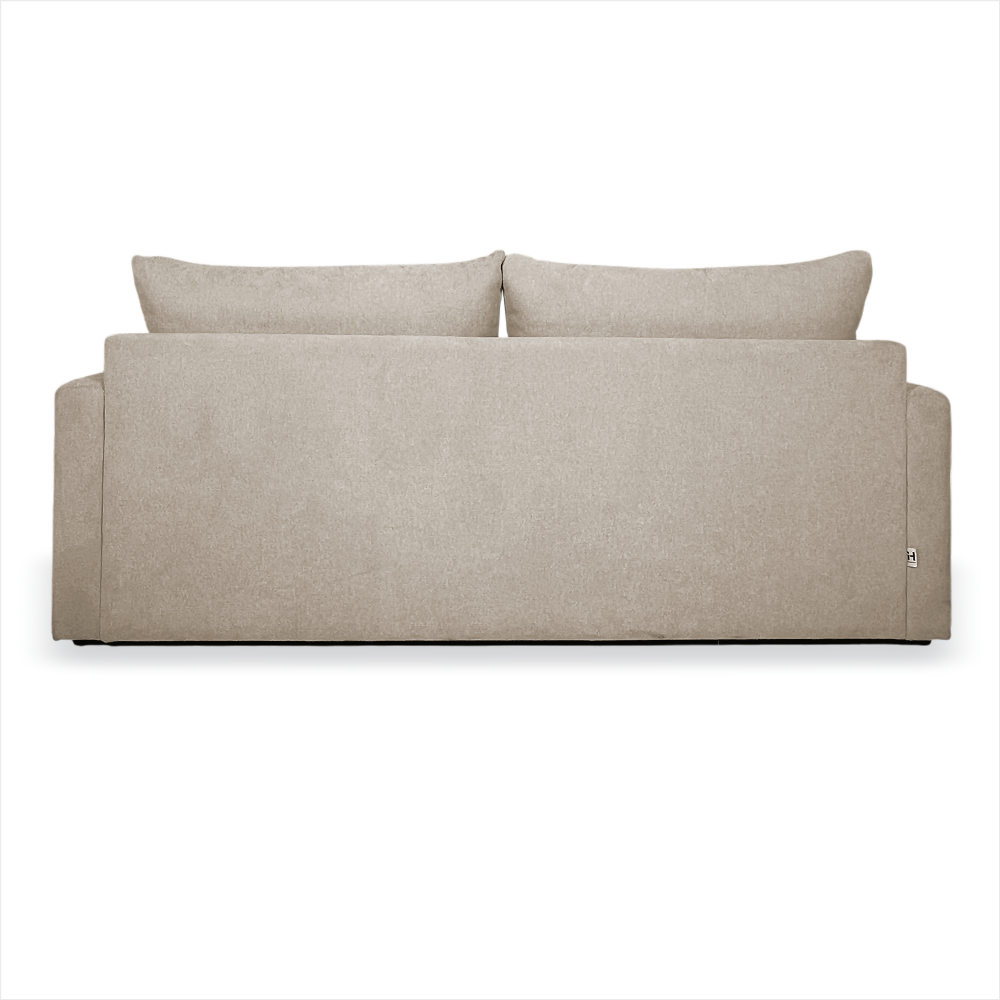 Sofá Crate 3 puestos Taupe