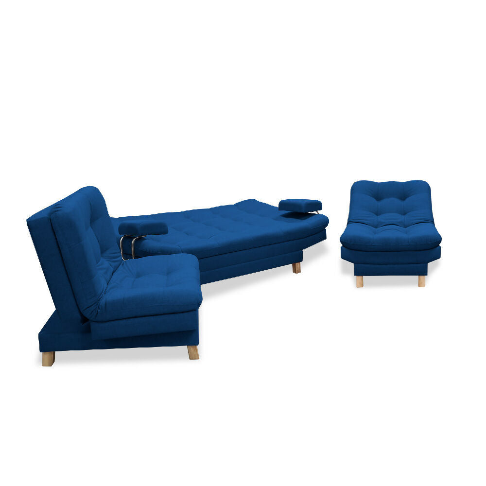 Sala Clic Clac Brunner Azul Petróleo