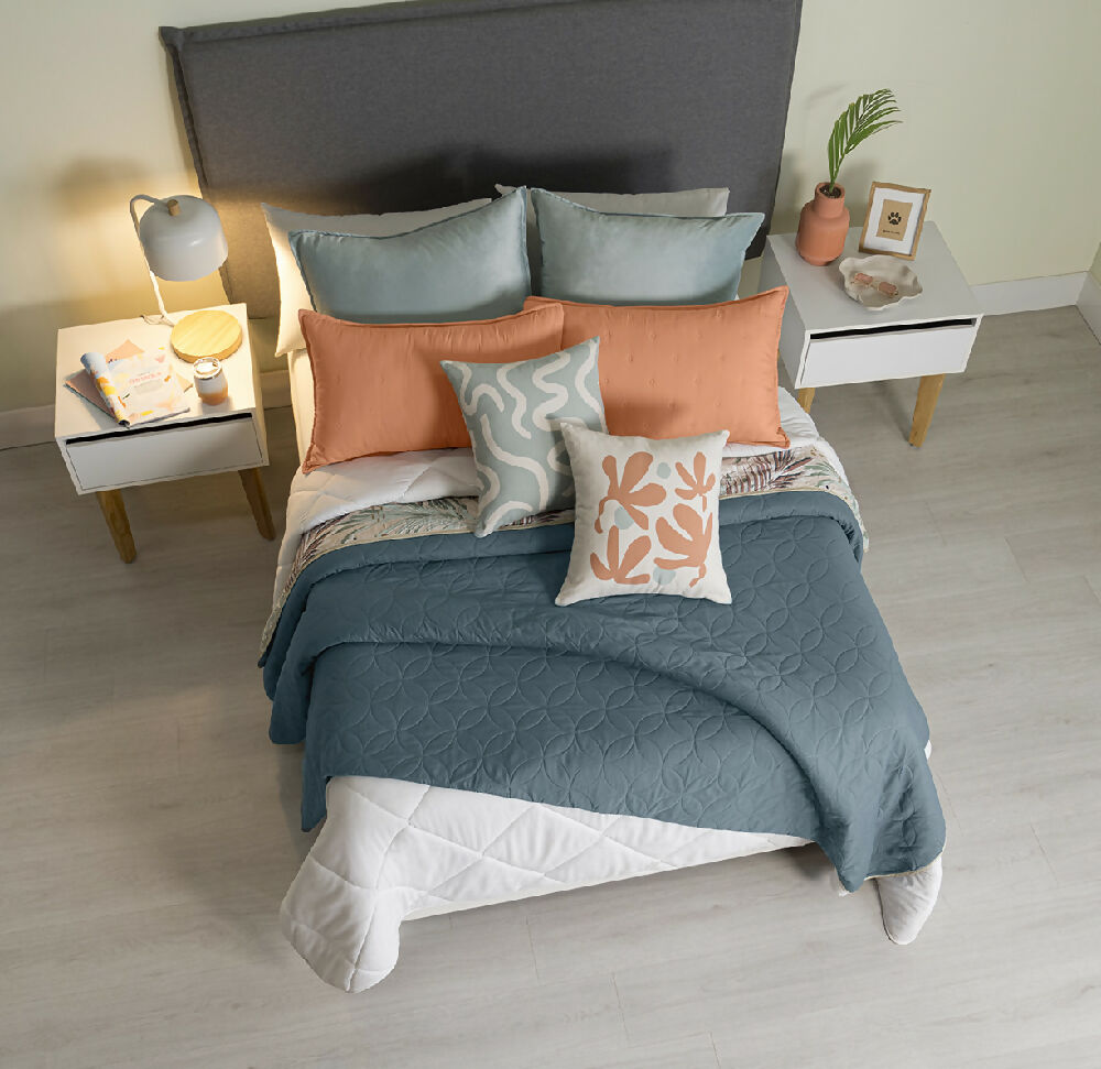 Edredón Novo Creta, para Cama Sencilla, 2 Vistas