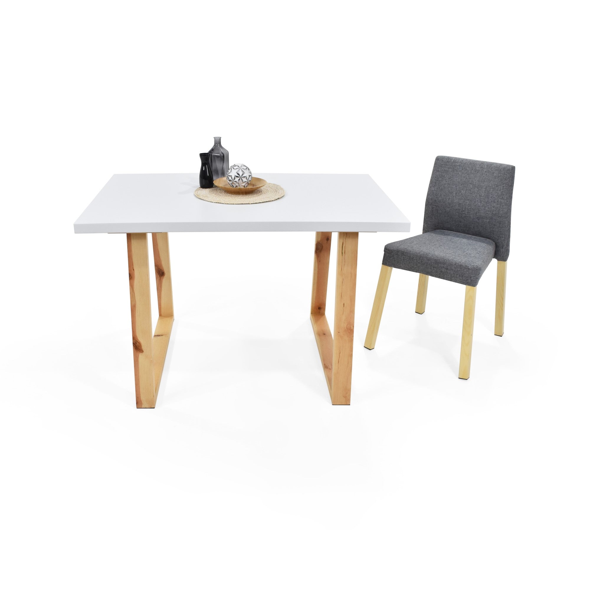 Mesa de Comedor 4 Puestos Andara Blanco