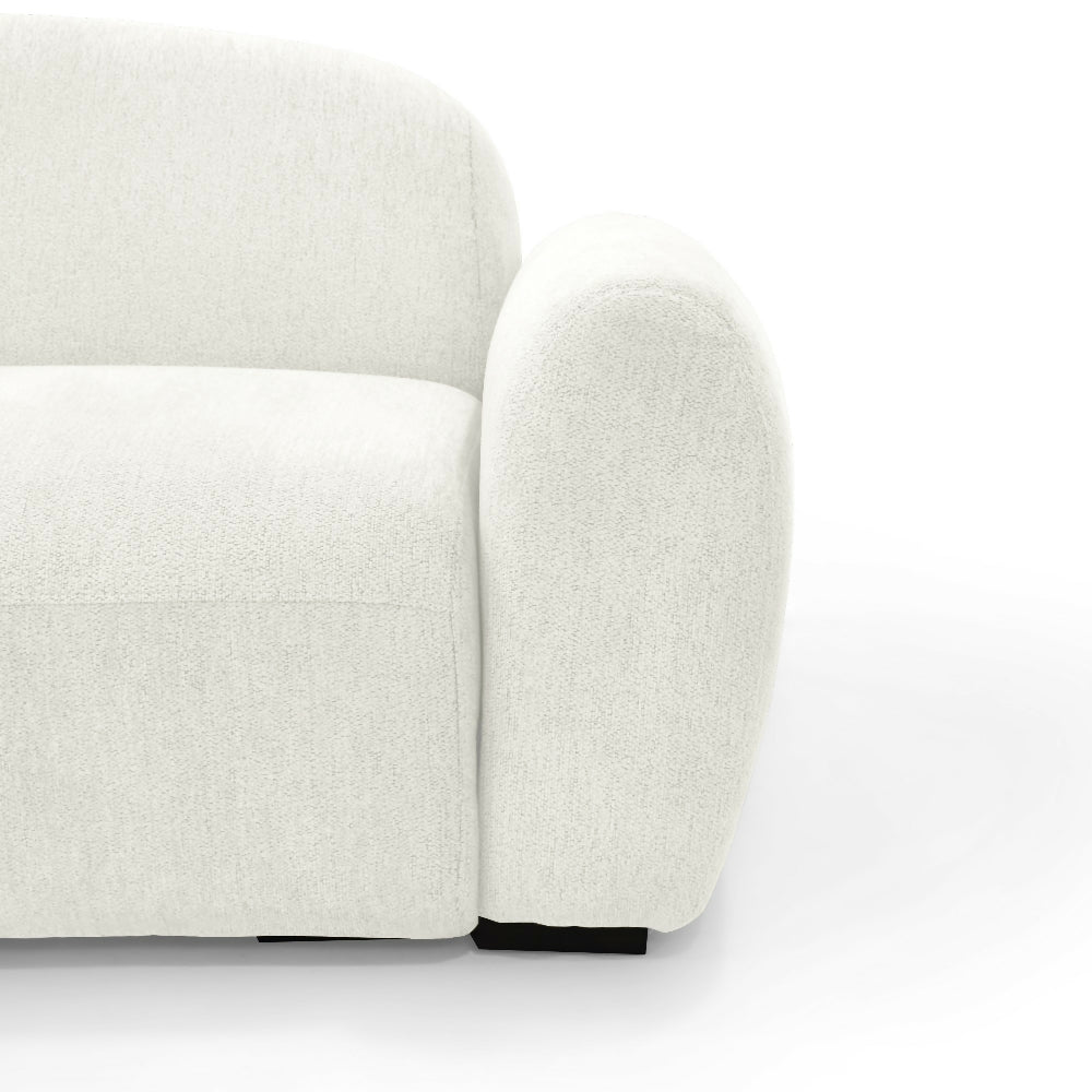 Sofa Cama Auren 240x88x85 cm Con Brazos Removibles Tela Mix