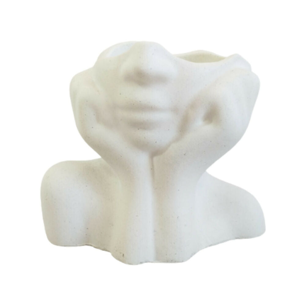 florero jarrón en cemento women face color blanco de concreto tienda online de materas y decoración_02