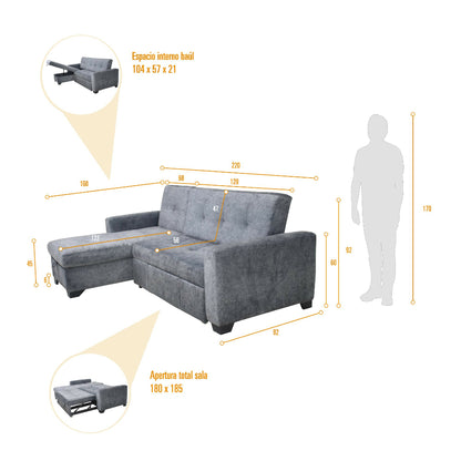 atlas Derecho_sofá cama (Personalizado)