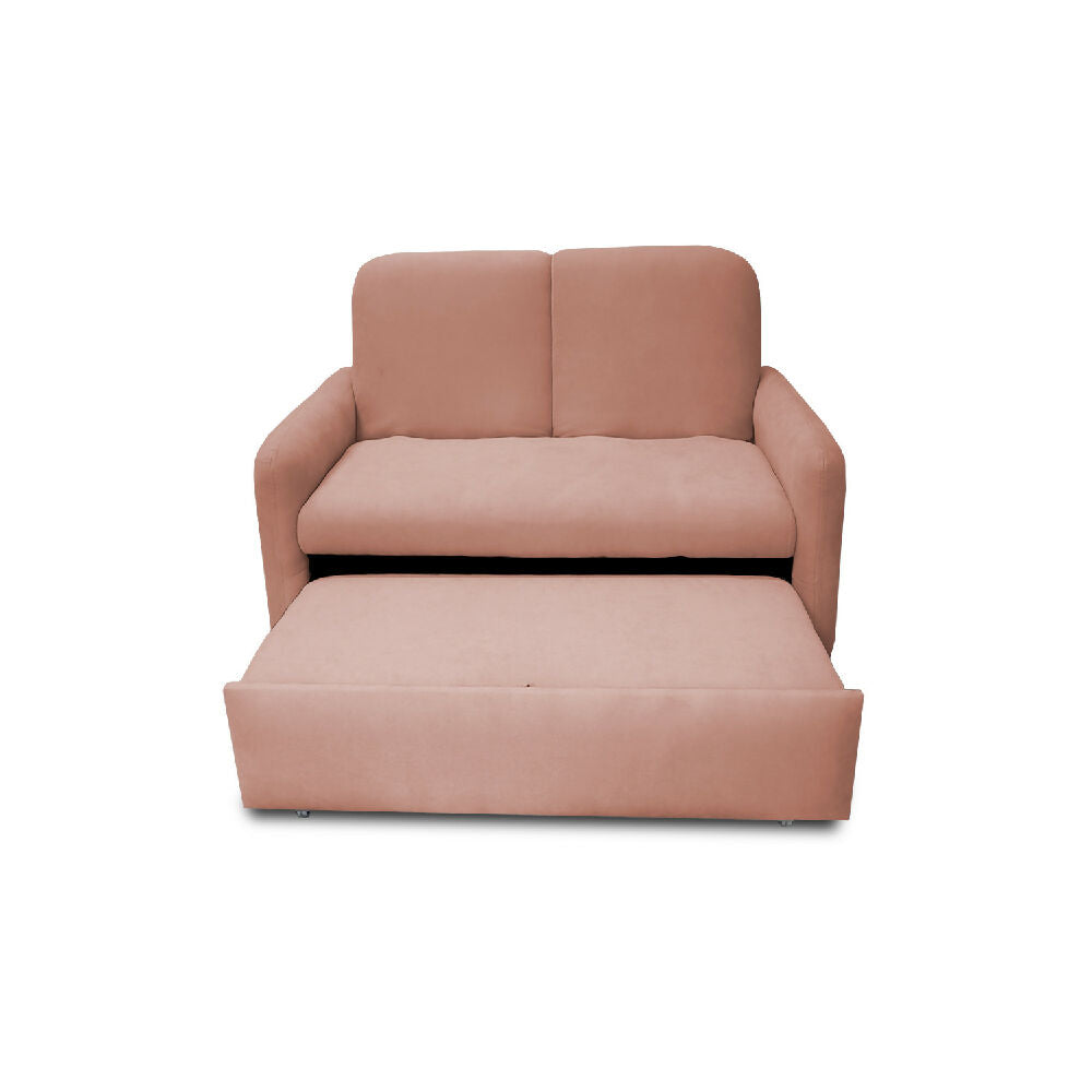 Sofacama Nube Multifuncional Carrito Reclinable Camel + Cojines