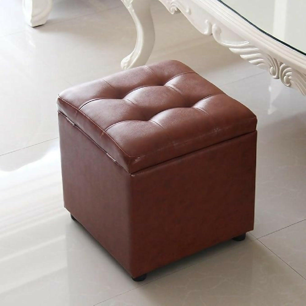 puf baul 40x40 chocolate 1