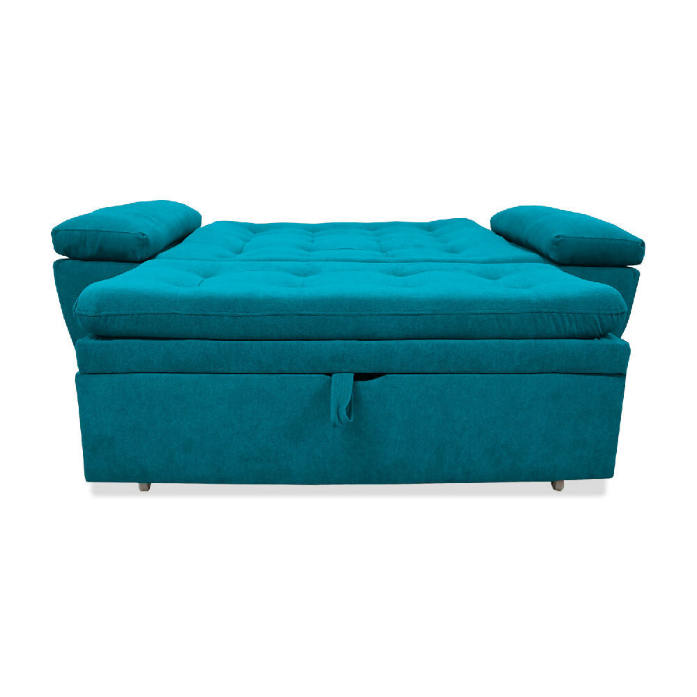 Sofacama Tobler Multifuncional Carrito Turquesa