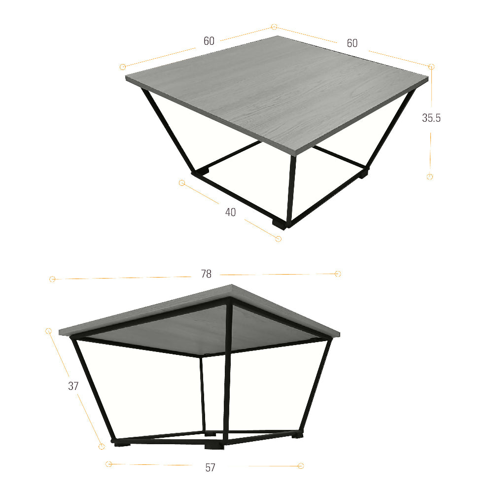 Mesa de Centro Leeds 60x60x35.5 Oasis