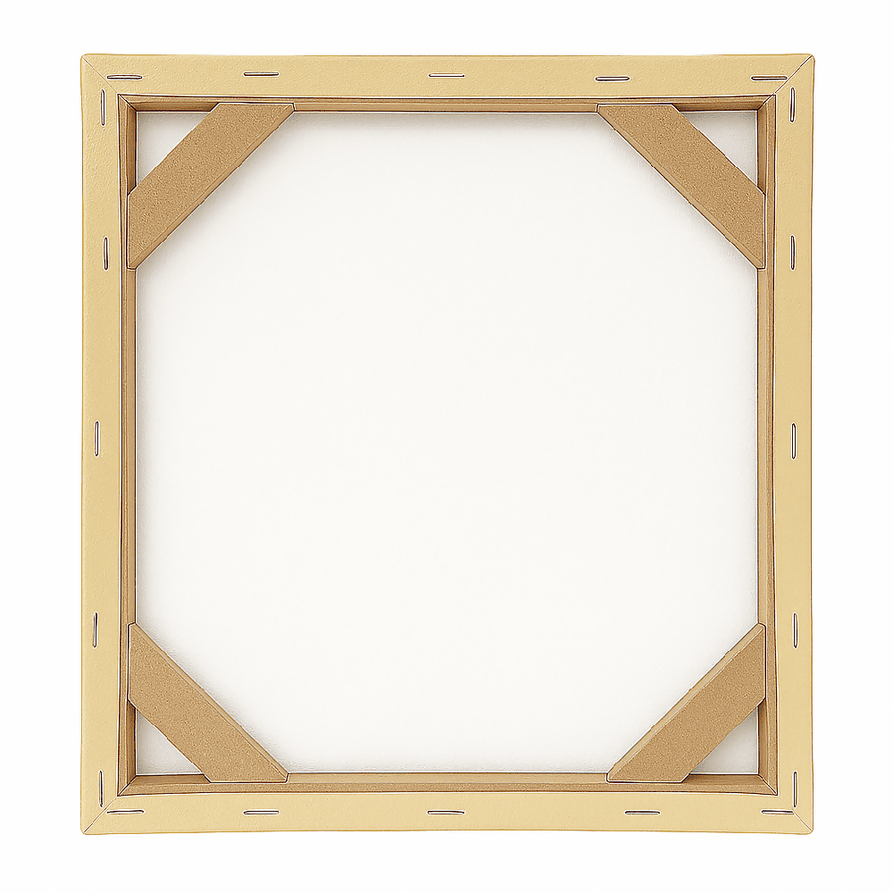 Lienzo Canvas Tríptico Geometría Mineral Set X3 34x34cm c/u