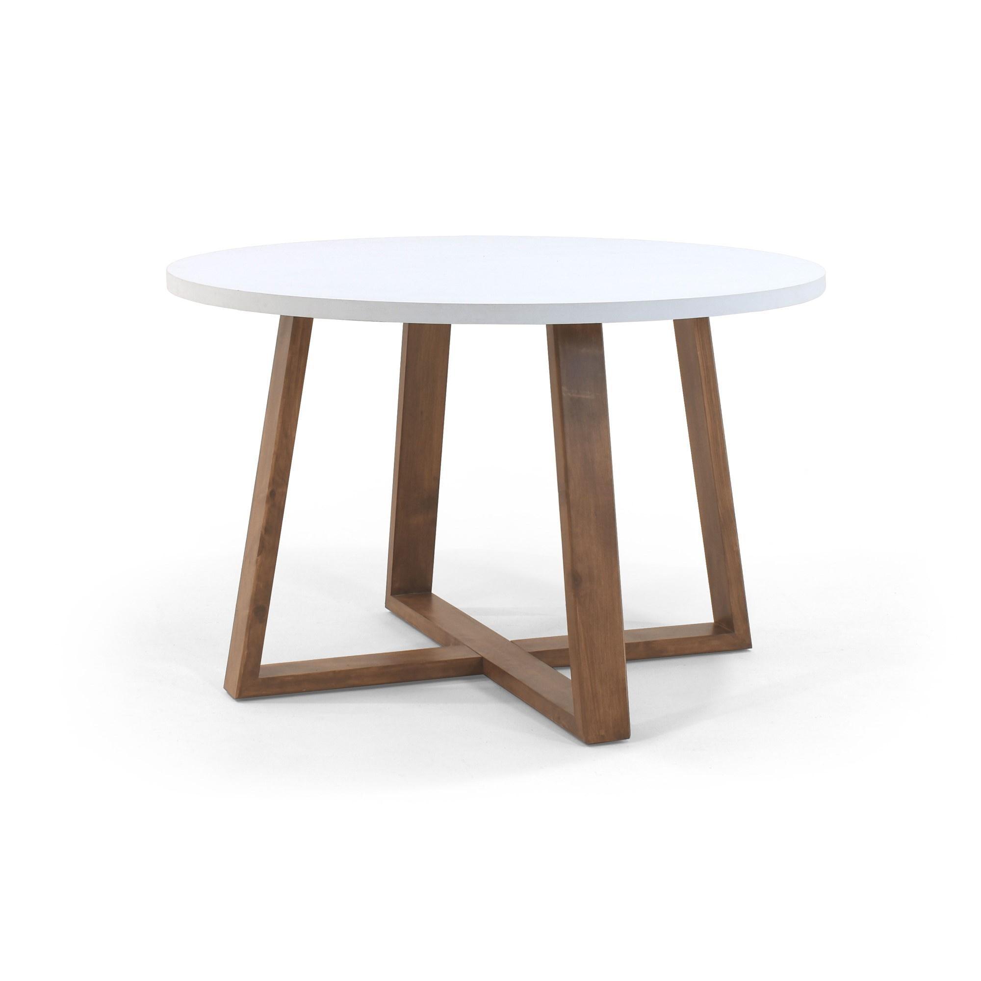 Comedor 4 Puestos Maine con Sillas Sidney Blanco
