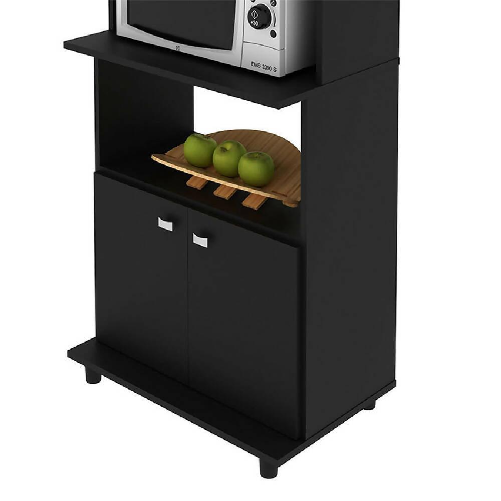 Mueble auxiliar de cocina Victoria Negro - VIRTUAL MUEBLES