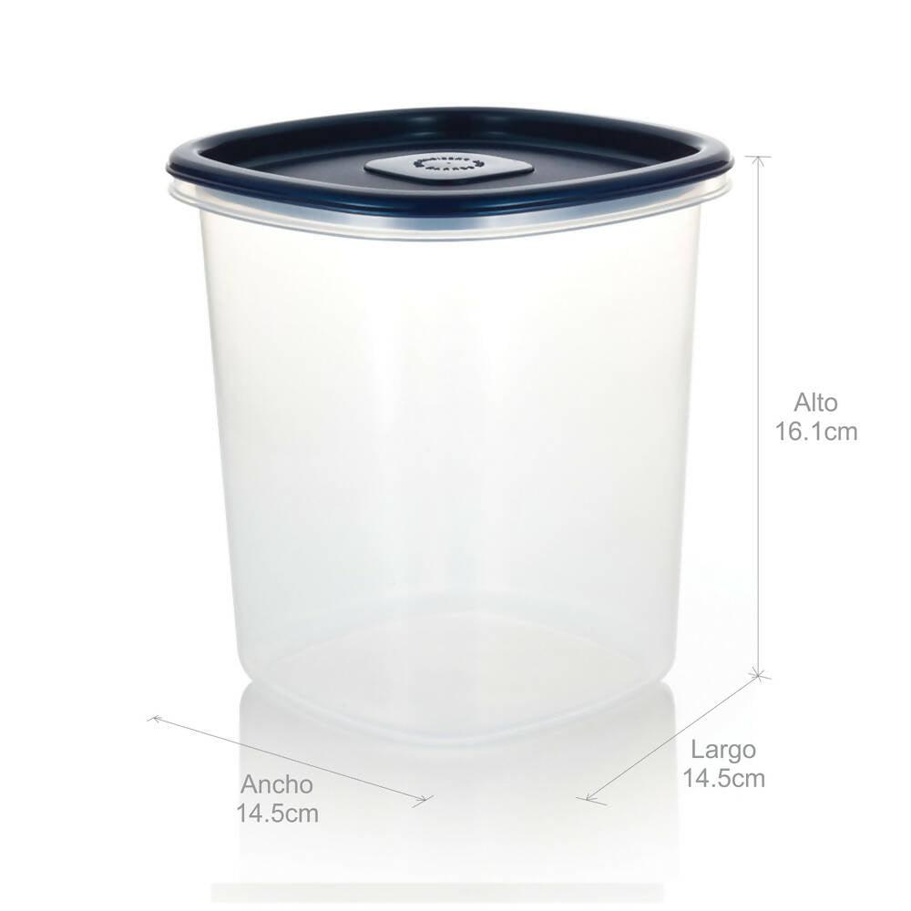 Recipiente Plus Alto 3L Azul Noche - VIRTUAL MUEBLES