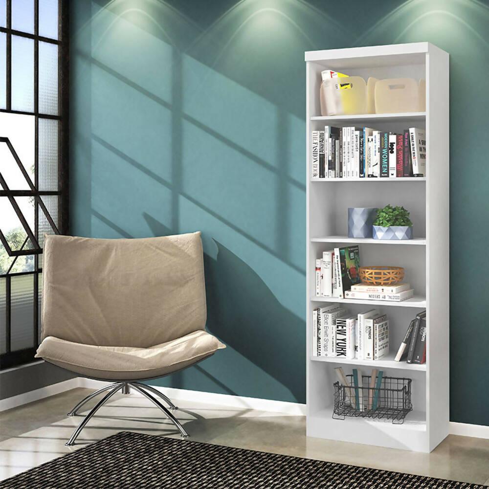 Biblioteca Brasilia Blanco - VIRTUAL MUEBLES