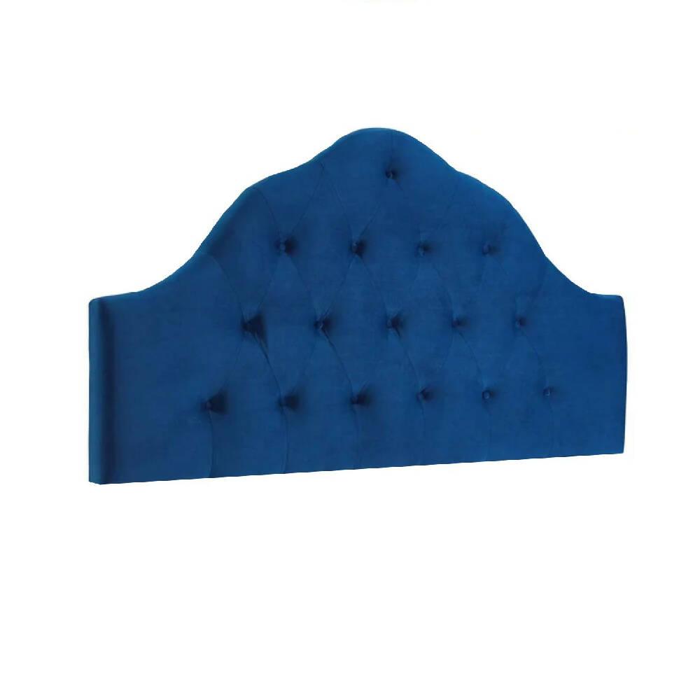 Cabecero para Base Cama Semi Doble Mónaco Azul Rey - VIRTUAL MUEBLES