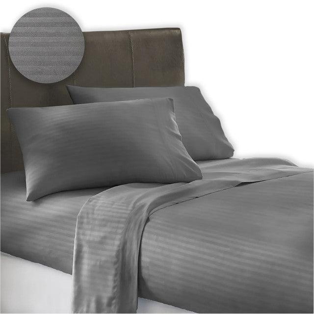 Sabanas Microtex Myhs Gris Doble - VIRTUAL MUEBLES