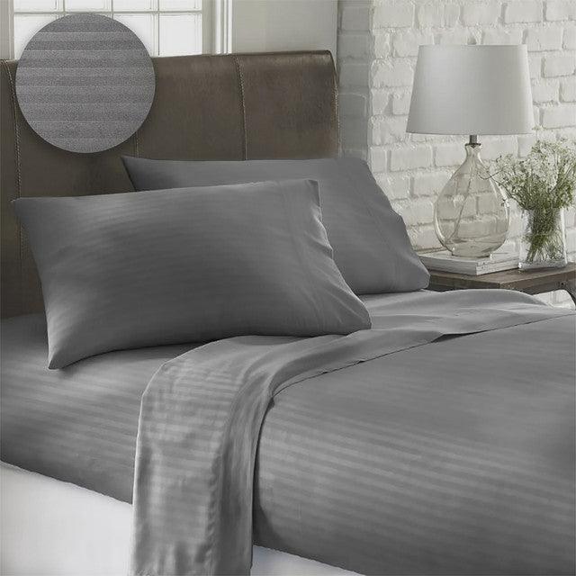 Sabanas Microtex Myhs Gris Doble - VIRTUAL MUEBLES