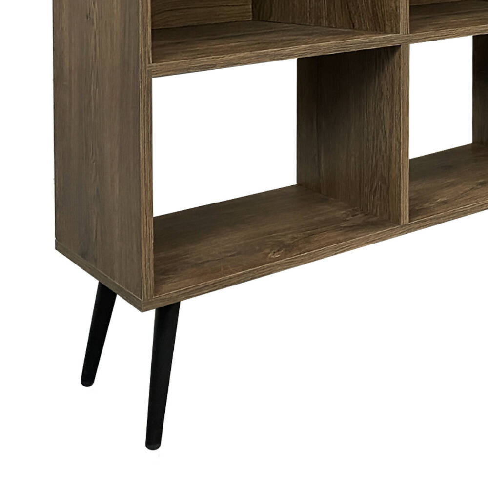 Biblioteca Horizontal Pop (80x120x30) Madera Oscura