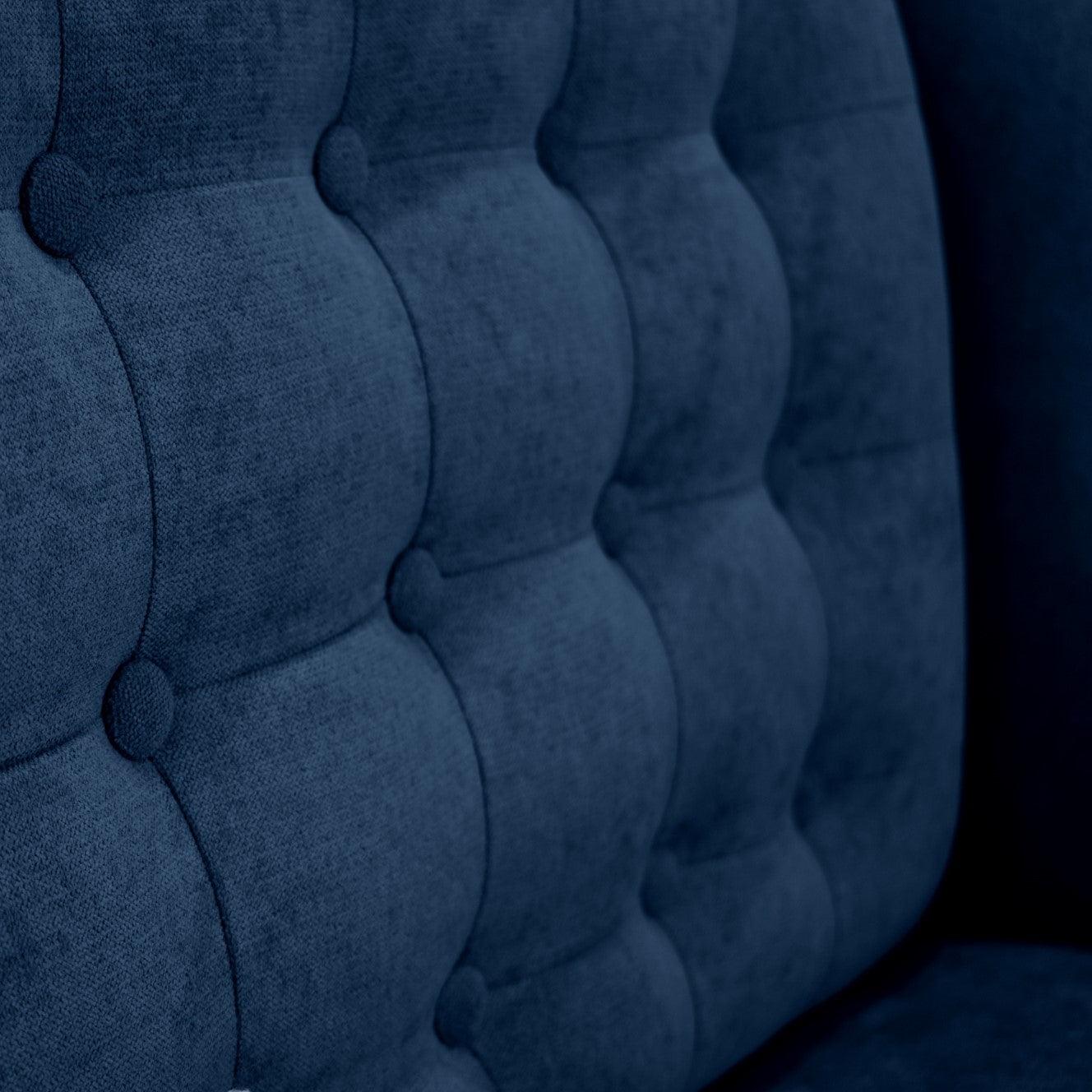 Sofa 2 Puestos Marruecos Tela Indigo - VIRTUAL MUEBLES