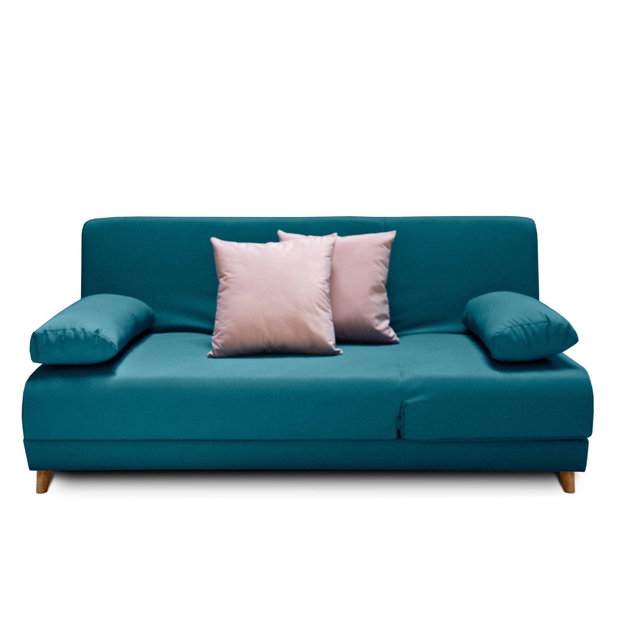Sofacama Mariscal Anti Rasguño Turquesa - VIRTUAL MUEBLES