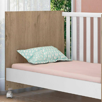 Cuna Natal Blanco/Miel - VIRTUAL MUEBLES