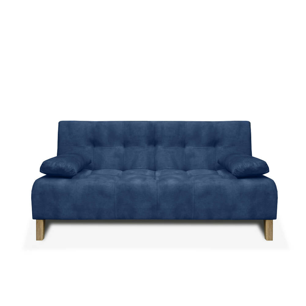 Sofa cama 3 Posiciones Leroy Tela Azul