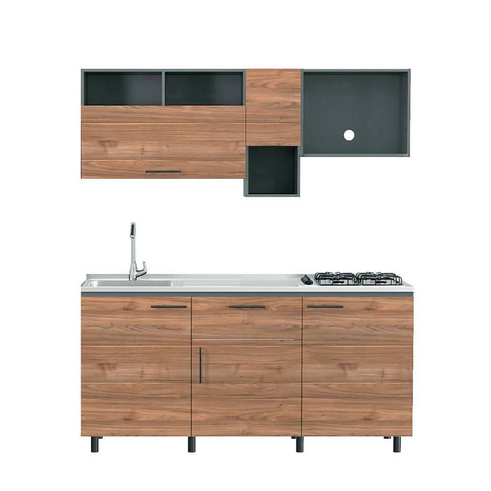 Cocina Corona Praga 1.80 Izquierda - VIRTUAL MUEBLES