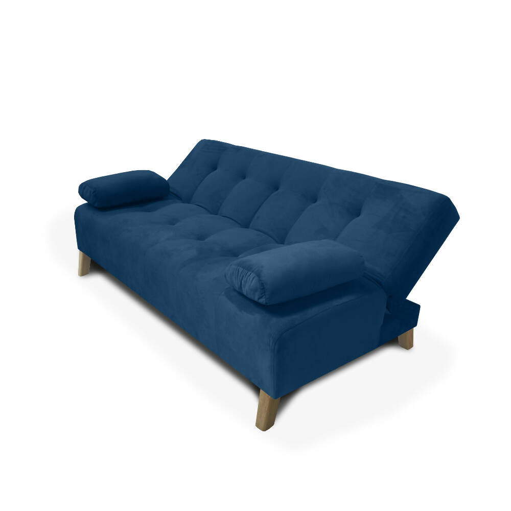 Sofacama Glaser 3 Posiciones Tela azul