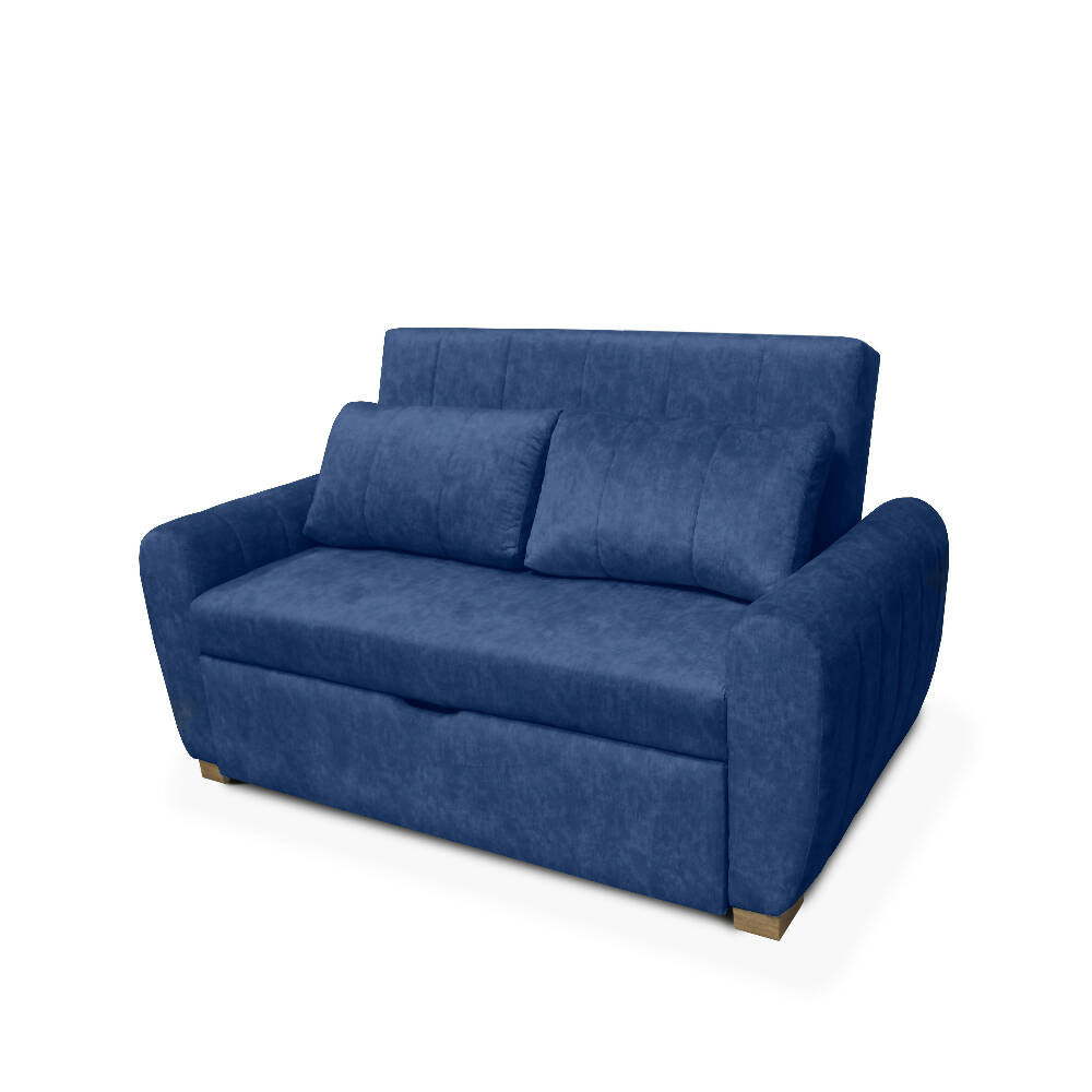 Sofácama Fontana Multifuncional Tela azul