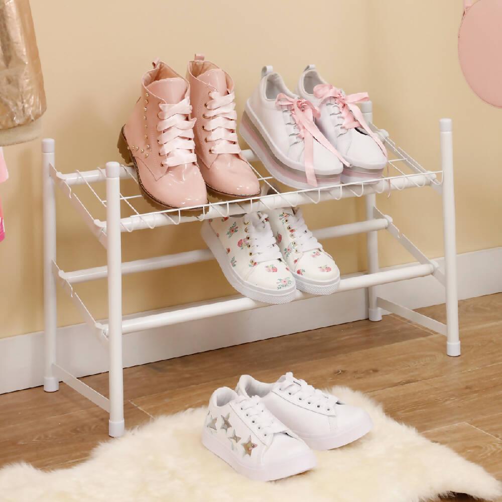 Zapatero de piso expandible Blanco - VIRTUAL MUEBLES