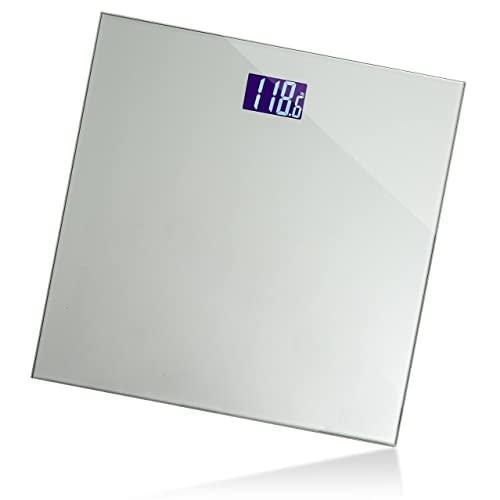 Báscula digital de baño con peso corporal tecnología de paso con pantalla LCD - VIRTUAL MUEBLES