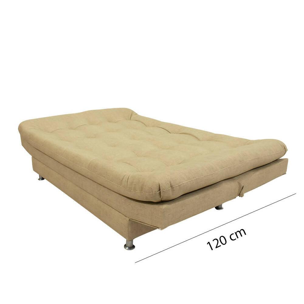 Sofá cama moltochic jumbo beige sintético Antirasguño - VIRTUAL MUEBLES