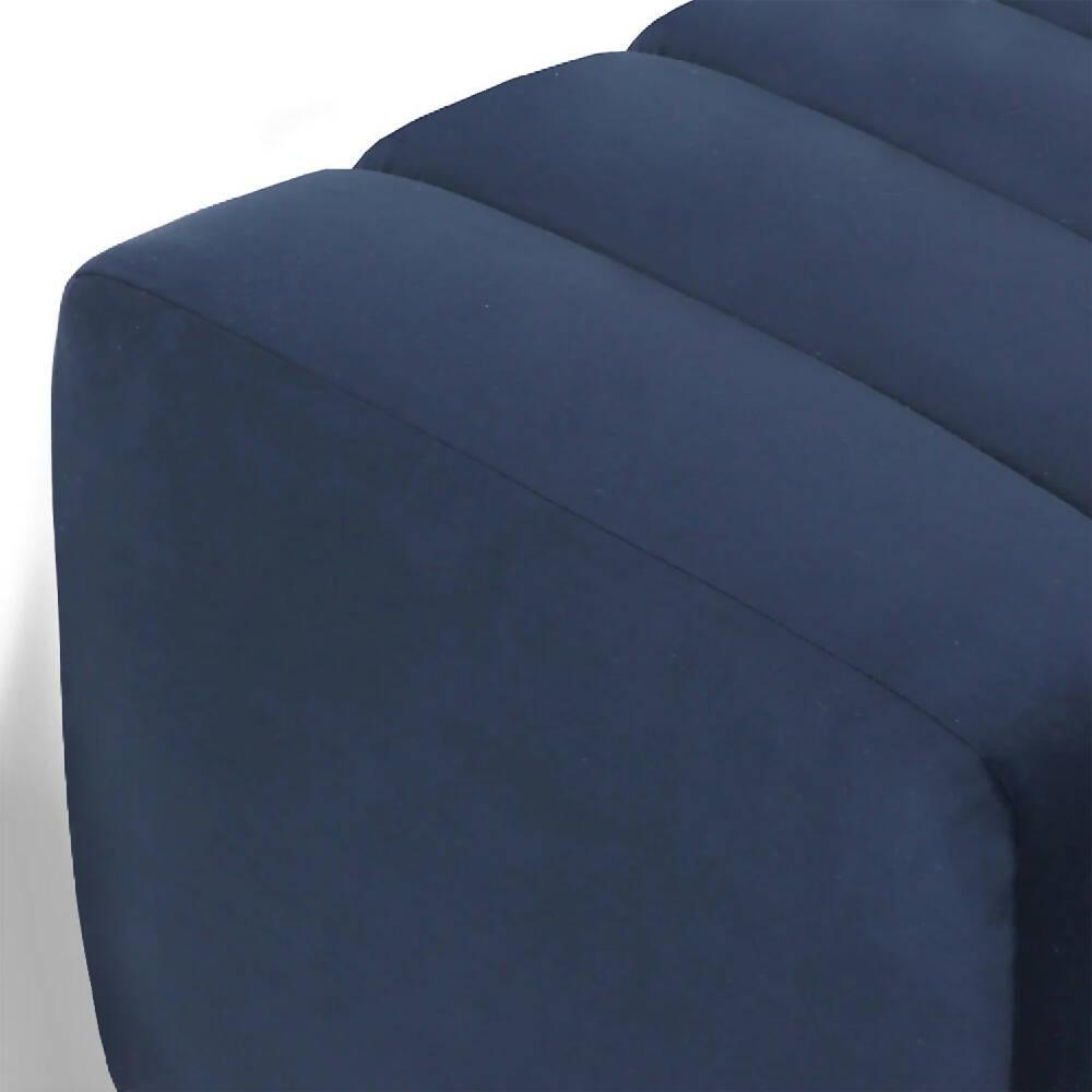 Puff Auxiliar Boston 55x55 - Azul