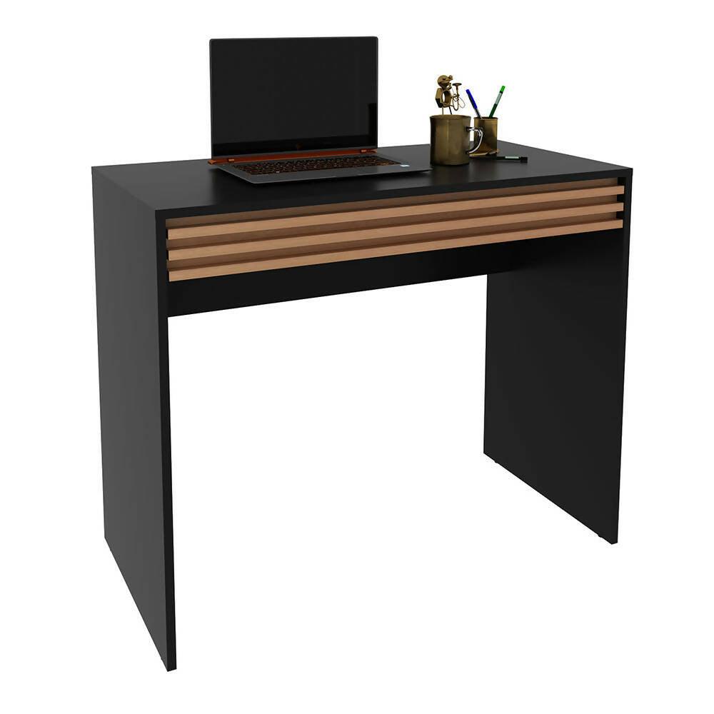Escritorio Asunción Negro/Almendra - VIRTUAL MUEBLES