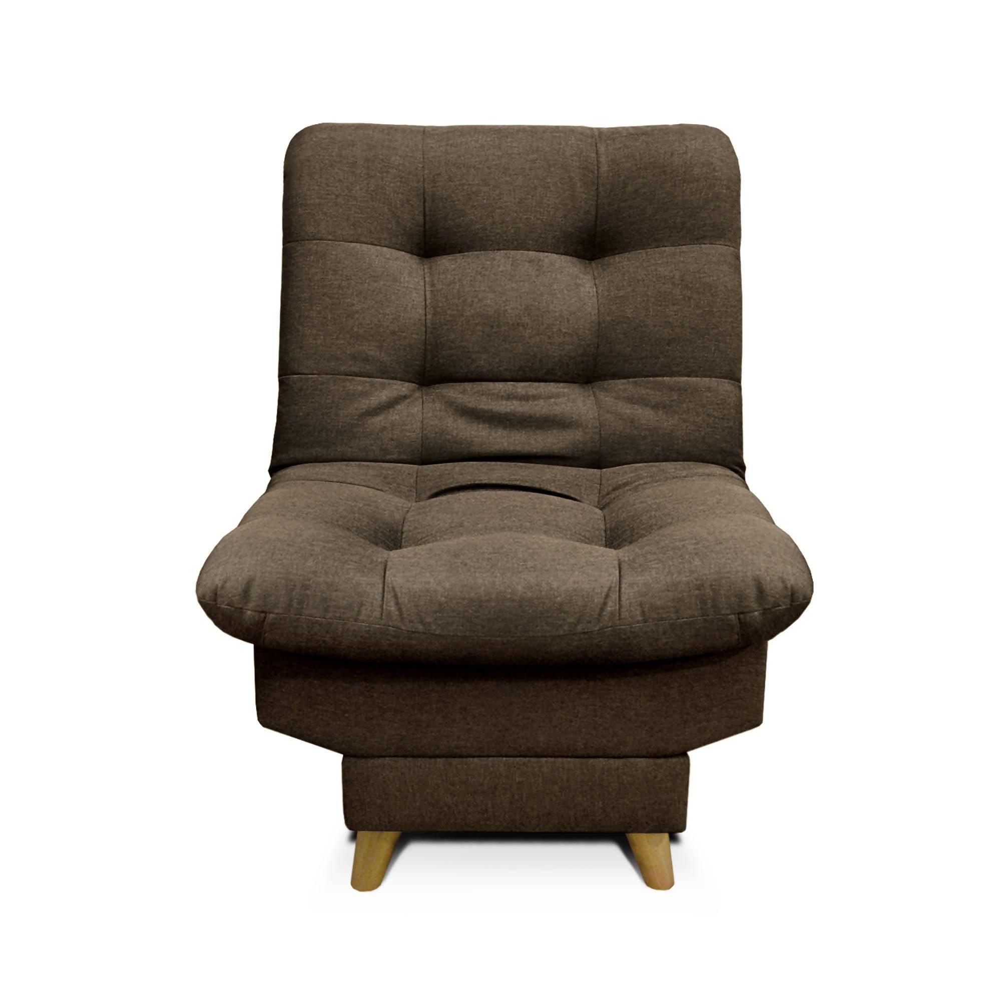 Silla Clic Clac Carvallo Lux Tela Café - VIRTUAL MUEBLES