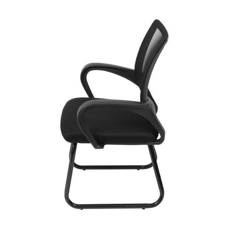 Kit Por 2 Silla Para Oficina Escritorio Interlocutora Fija OR-3310 - Negro - VIRTUAL MUEBLES