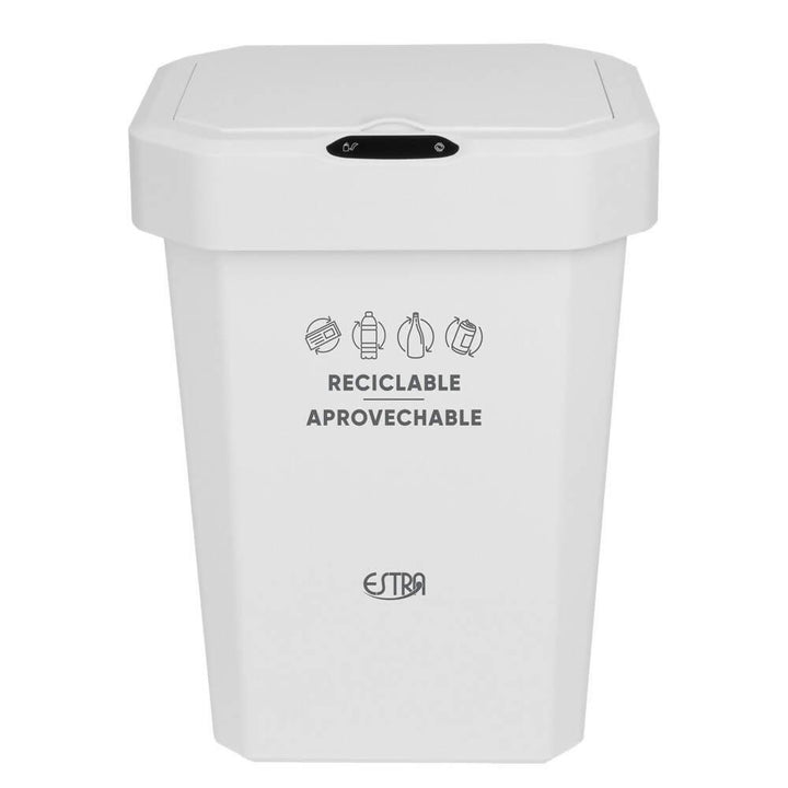 Caneca EstraBins Sensor 26L Blanco-Reciclable aprovechable - VIRTUAL MUEBLES