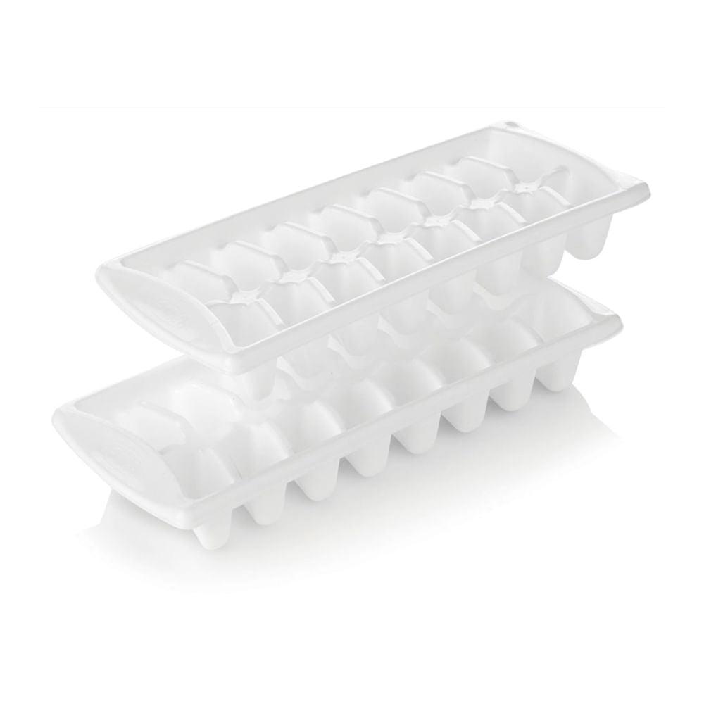 Set X 2 Cubetas para Hielo blanco - VIRTUAL MUEBLES