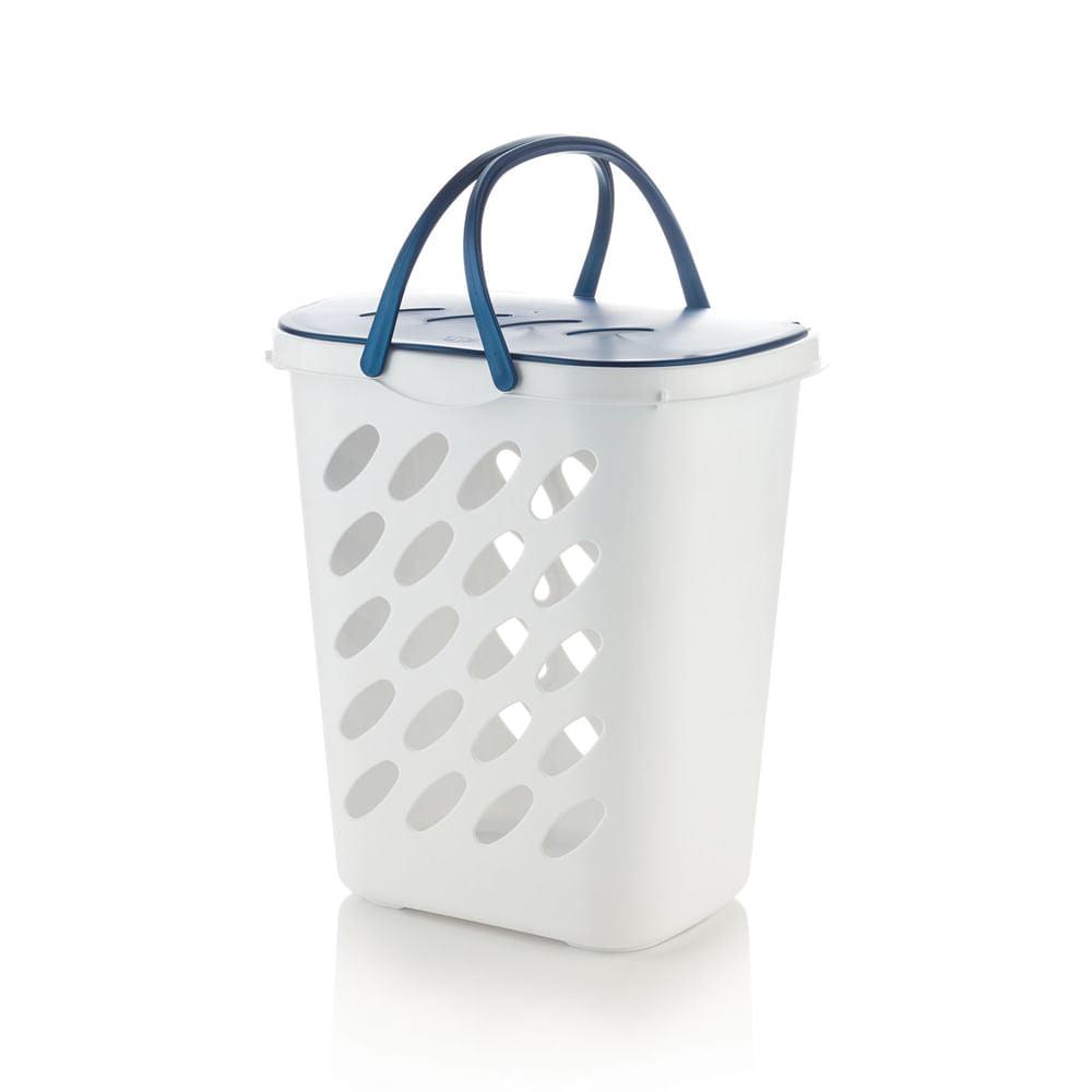 Canasta para ropa 46L Azul Noche - VIRTUAL MUEBLES