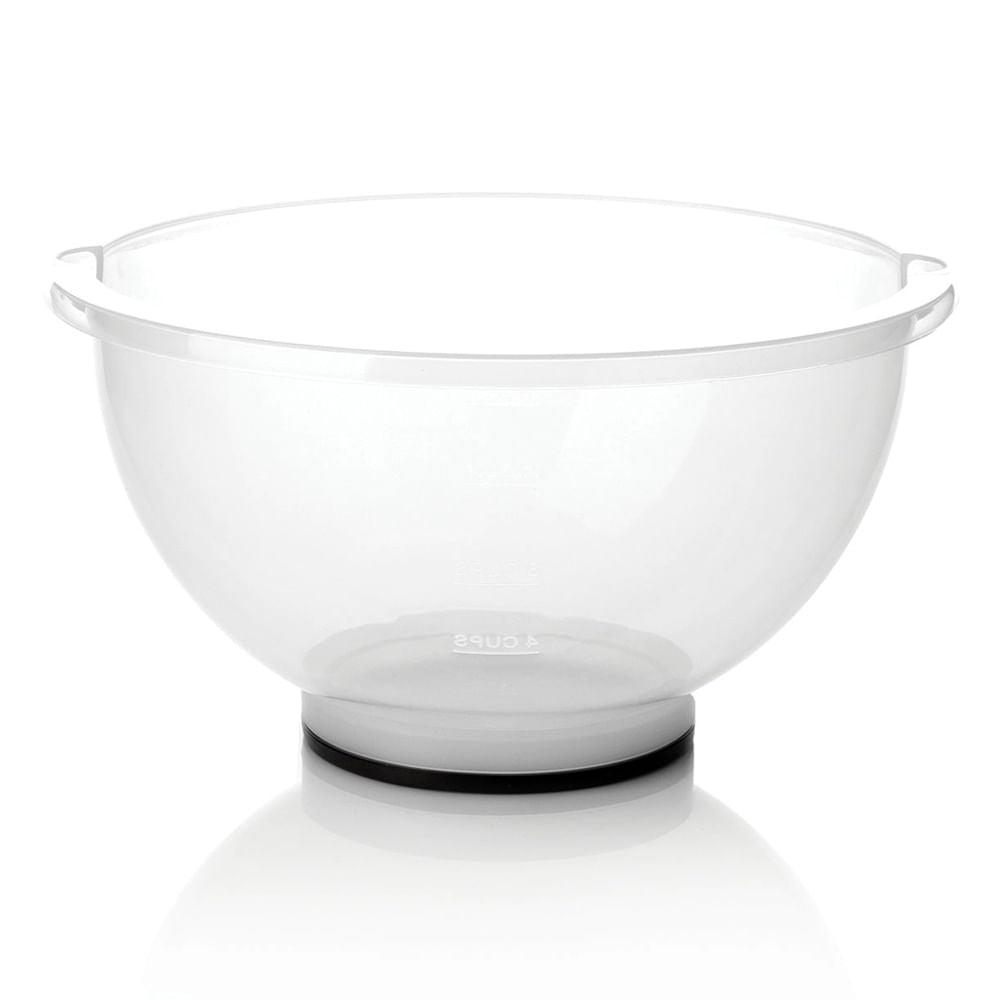 Tazon Con Banda Antideslizante 4.75 transparente - VIRTUAL MUEBLES