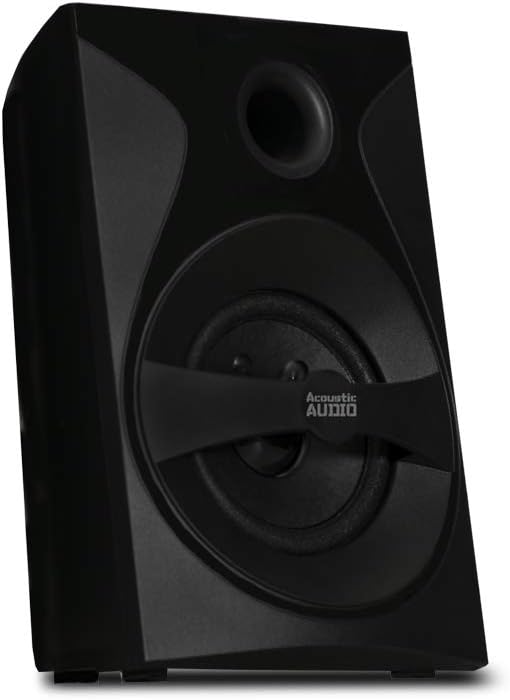 Acoustic Audio AAT1003 Bluetooth Tower 5.1 Sistema de altavoces con entrada  óptica y subwoofer alimentado